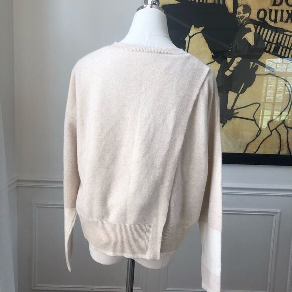 Duffy Cashmere Split Back Cropped Sweater XS - Picture 3 of 8